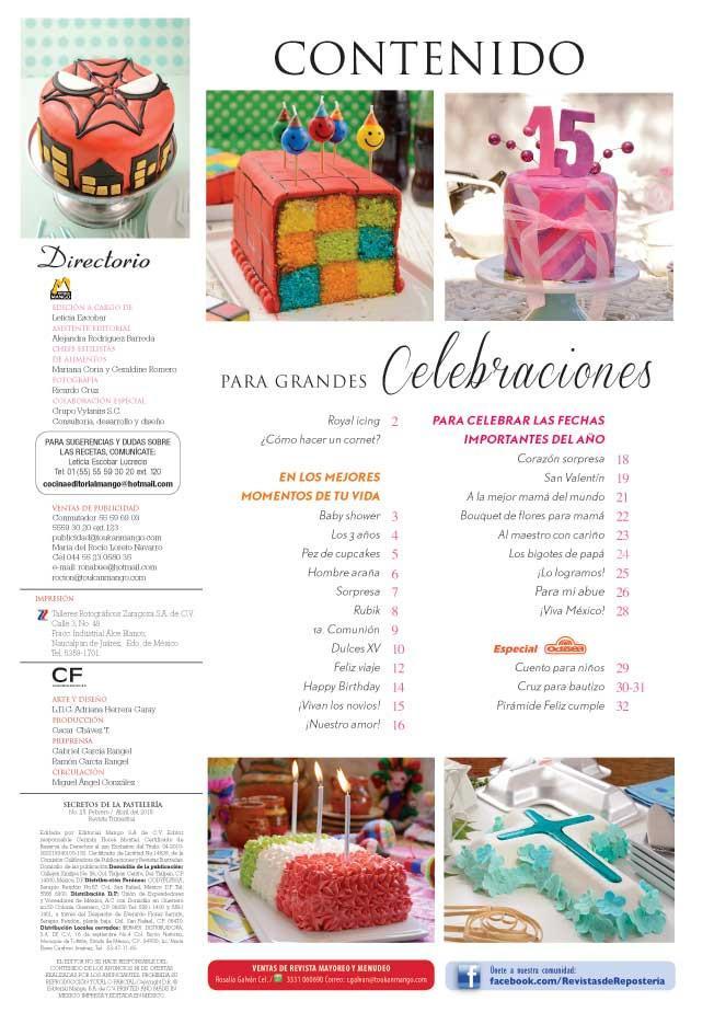 Secretos de la PastelerÌ_a Casera 25 - Para grandes celebraciones - Formato Digital - ToukanMango