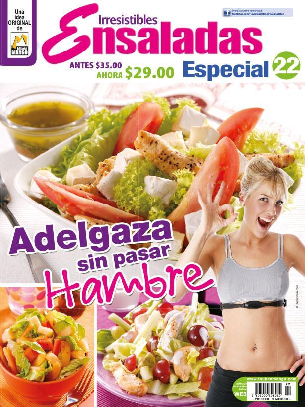 Irresistibles Ensaladas Especial 22 - Adelgaza sin pasar hambre - Formato Digital - ToukanMango