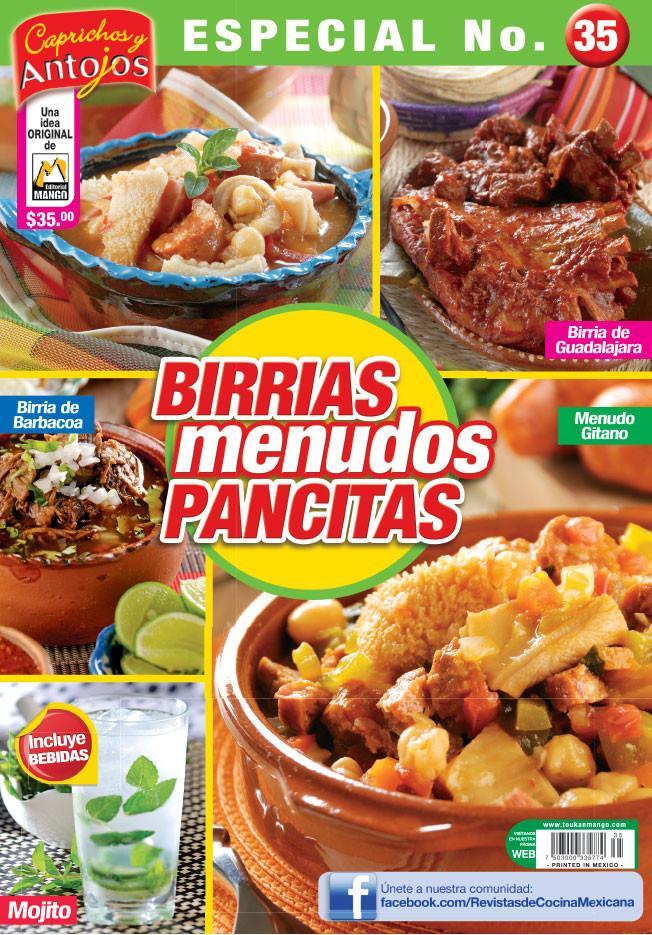 Caprichos y Antojos Especial 35 - Birrias, menudos y pancitas - Formato Digital - ToukanMango