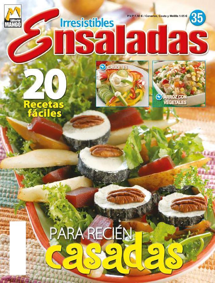 Irresistibles Ensaladas 35 - 20 recetas fÌÁciles para reci̩n casadas - Formato Digital