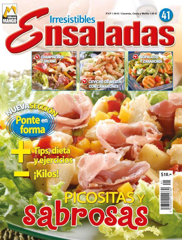 Irresistibles Ensaladas 41 - Picositas y sabrosas - Formato Digital - ToukanMango