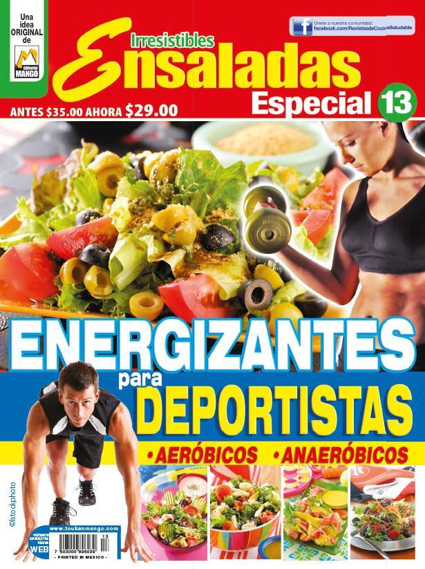 Irresistibles Ensaladas Especial 13 - Energizantes para deportistas - Formato Digital - ToukanMango