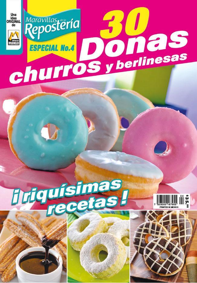 Maravillas de la ReposterÌ_a Especial 4 - 30 Donas, Churros y Berlinesas - Formato Digital - Formato Digital - ToukanMango