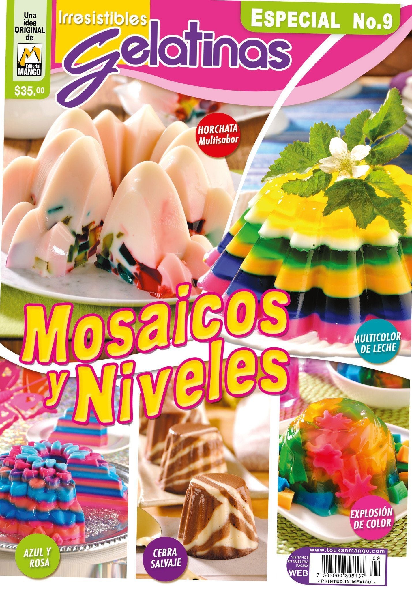 Irresistibles Gelatinas Especial No. 9 - Mosaicos y niveles - Formato Digital - ToukanMango