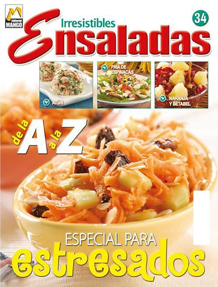 Irresistibles Ensaladas 34 - Especial para estresados de la A a la Z - Formato Digital