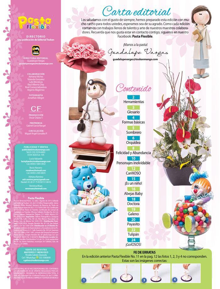 Pasta Flexible 12 - Flores, centros de mesa, dulceros, lÌÁmparas - Formato Digital - ToukanMango