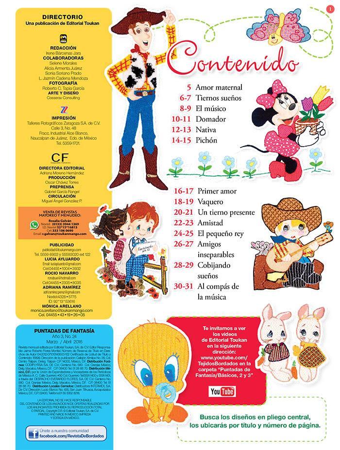 Puntadas de FantasÌ_a 24 - Ni̱os y beb̩s - Formato Digital - ToukanMango