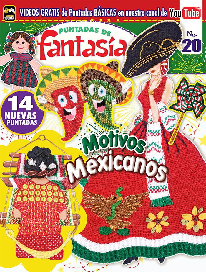 Puntadas de Fantasía 20 - Motivos Mexicanos - Formato Digital