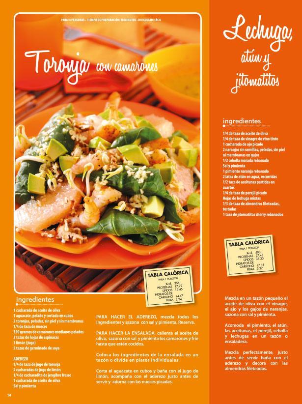 Irresistibles Ensaladas Especial 18 - Altas en fibra y bajas en calorias - Formato Digital - ToukanMango