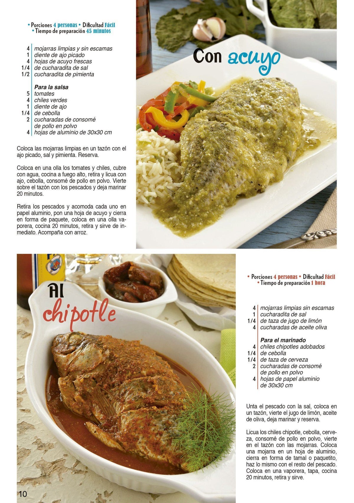 Caprichos y Antojos Especial 61 - Nuevas recetas de mojarras y filetes - Formato Digital - ToukanMango