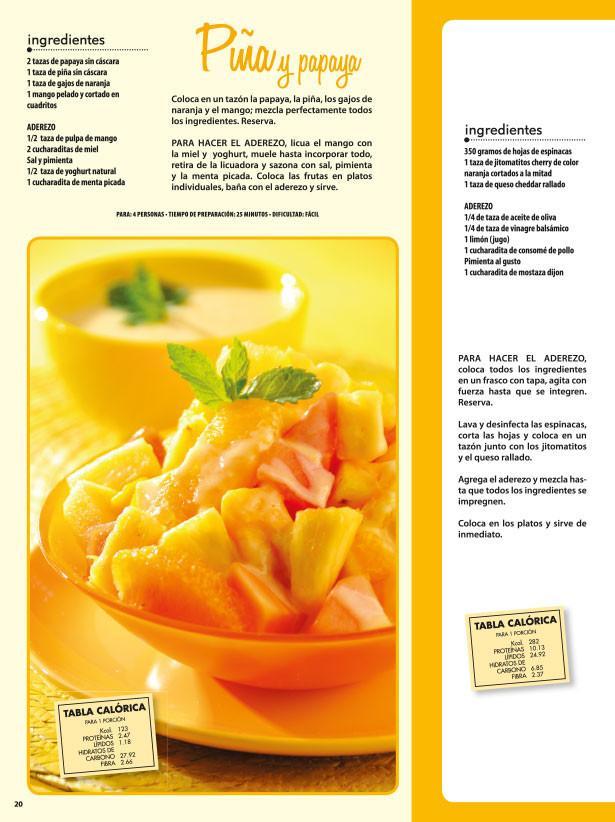 Irresistibles Ensaladas Especial 18 - Altas en fibra y bajas en calorias - Formato Digital - ToukanMango
