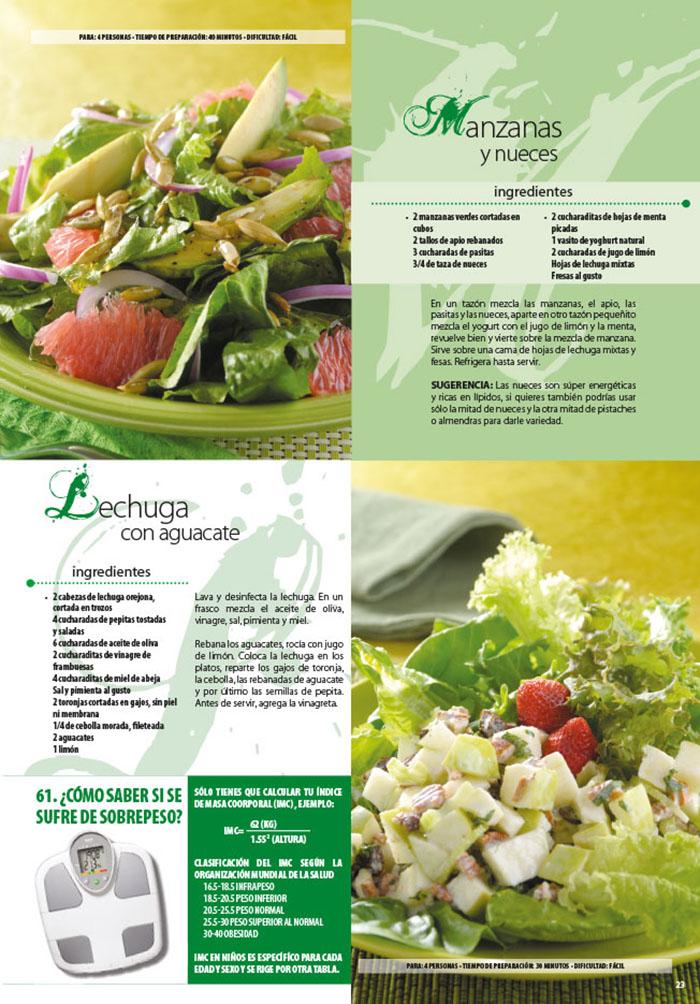 Irresistibles Ensaladas Especial 4 - MÌÁs de 100 Tips para estar en forma - Formato Digital - ToukanMango