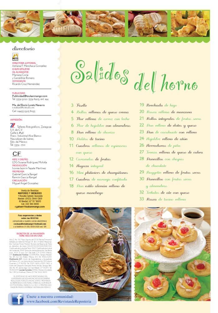 Secretos de la PanaderÌ_a 16 - Panes rellenos - Formato Digital - ToukanMango