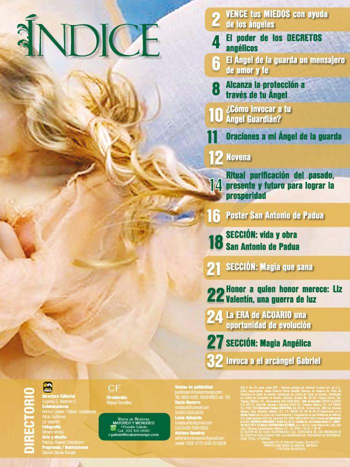 Senda de ́ngeles la Revista 23 - El ́ngel GuardiÌÁn - Formato Digital - ToukanMango