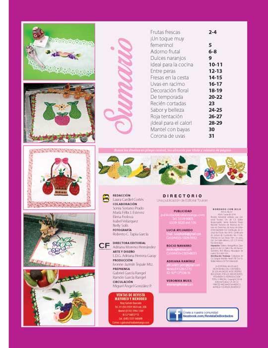 Bordado con Hilo 47 - Frutas - Formato Digital - ToukanMango