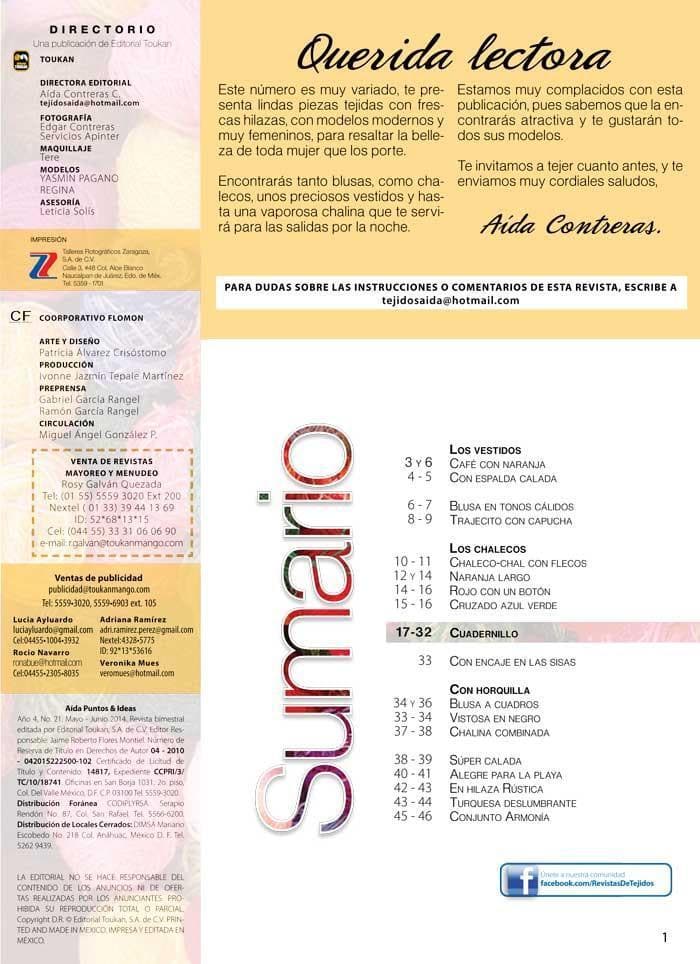 Aida Puntos & Ideas 21 - Fresca y Hermosa - Formato Digital - ToukanMango