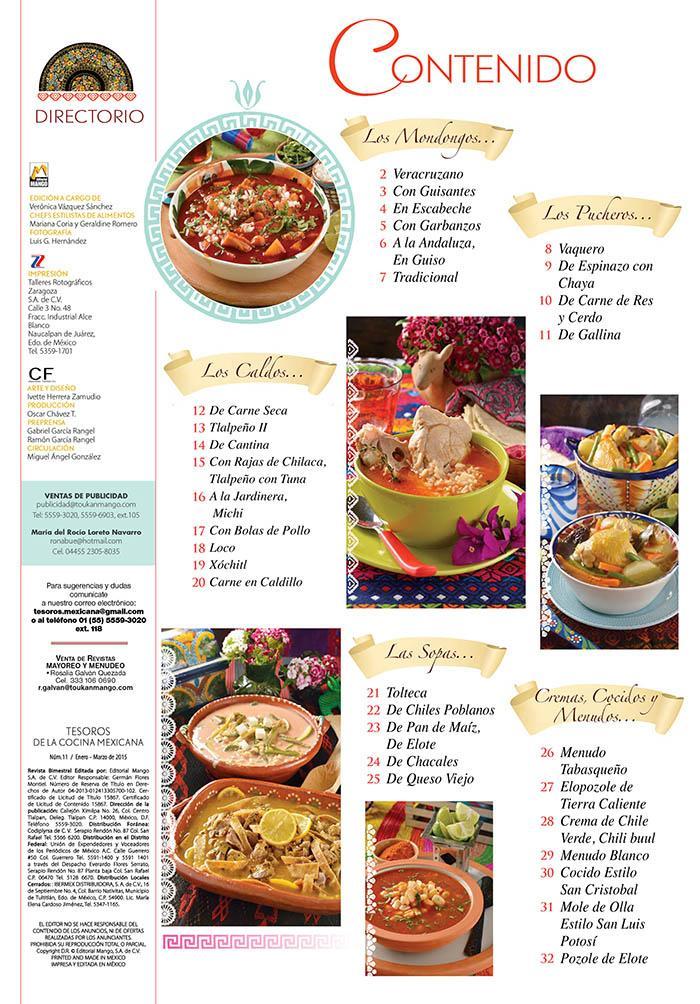 Tesoros de la Cocina Mexicana 11 - Caldos, Sopas y Mondongos - Formato Digital - ToukanMango