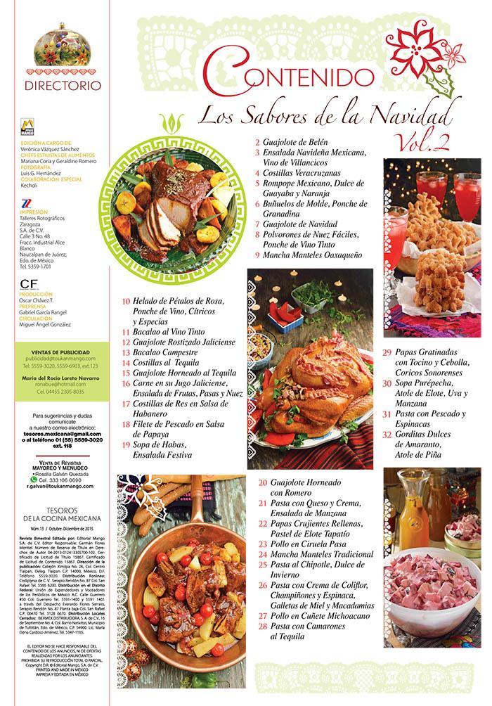 Tesoros de la Cocina Mexicana 13 - Los sabores de la Navidad Vol. 2 - Formato Digital - ToukanMango