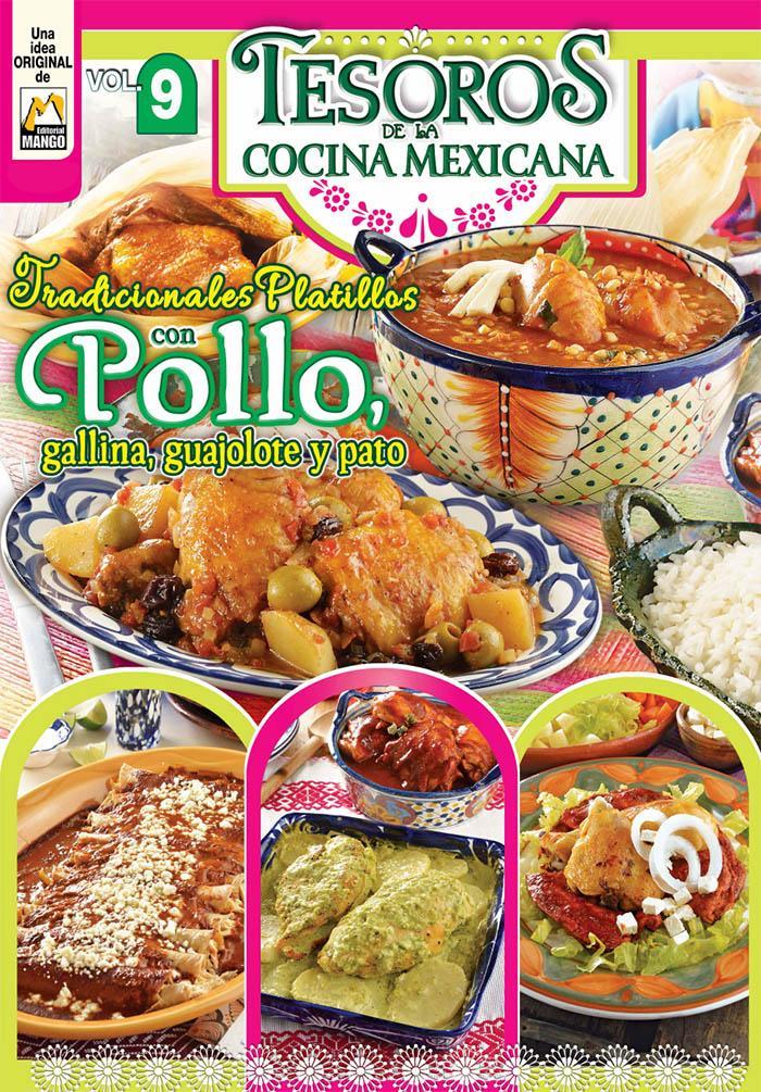 Tesoros de la Cocina Mexicana 9 - Tradicionales platillos con pollo, gallina, guajolote y pato - Formato Digital - ToukanMango