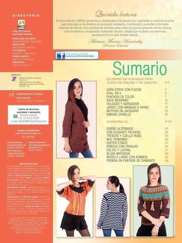 Aida Puntos e Ideas 36 - Prendas a la moda - Formato Digital - ToukanMango