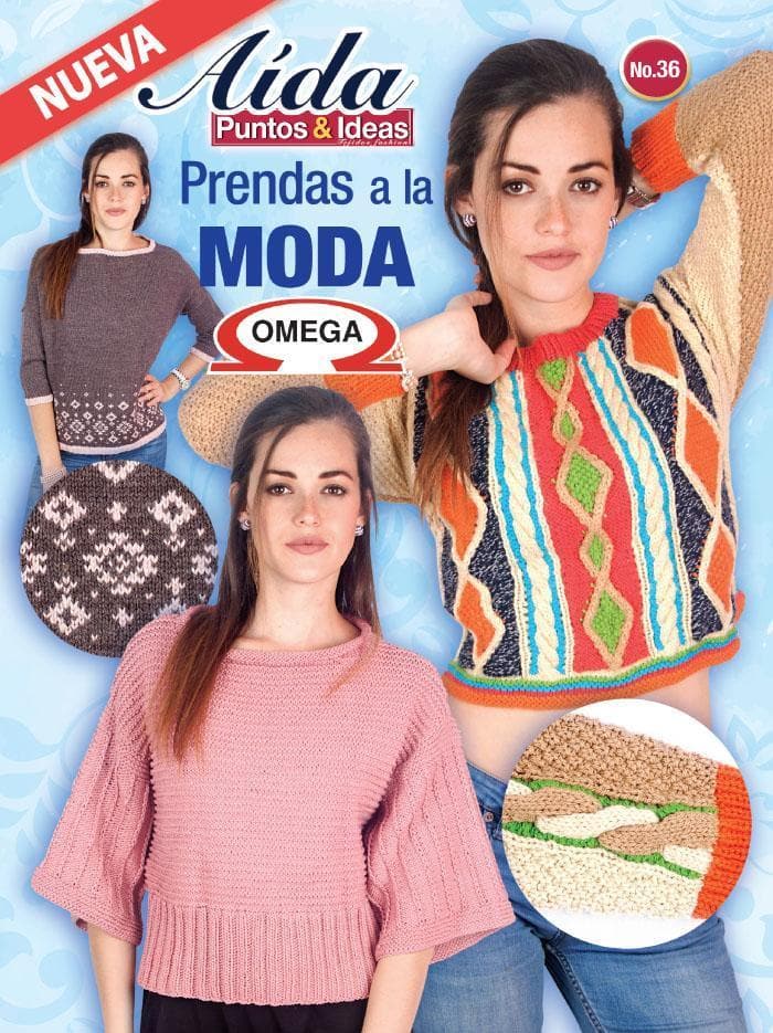 Aida Puntos e Ideas 36 - Prendas a la moda - Formato Digital - ToukanMango