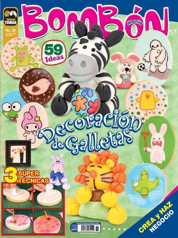 Bombonmania 58 - DecoraciÌ_n de Galletas - Formato Digital - ToukanMango