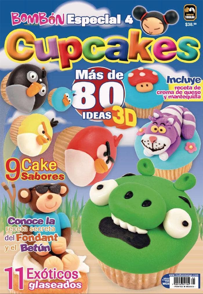Bombonmania Especial 4 - Cupcakes mÌÁs de 80 ideas - Formato Digital - ToukanMango