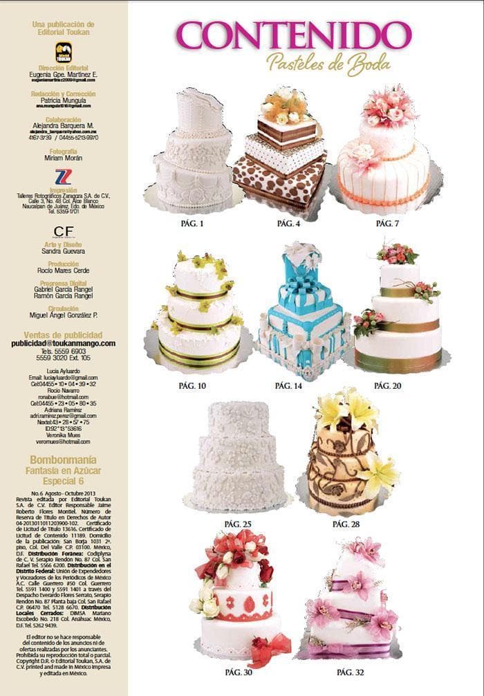 Bombonmania Especial 6 - Pasteles de Boda - Formato Digital - ToukanMango