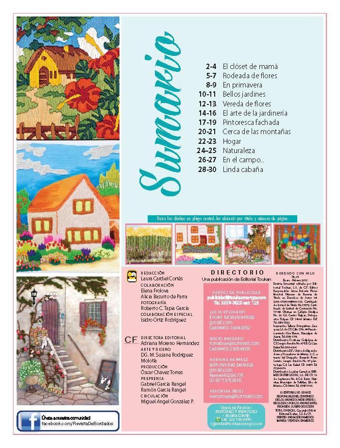 Bordado con Hilo 51 - Paisajes - Formato Digital - ToukanMango