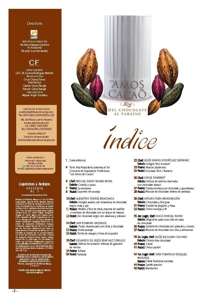 Caprichos y Antojos Presenta 7 - 30 recetas de los profesionales TUR̍N - Formato Digital - ToukanMango