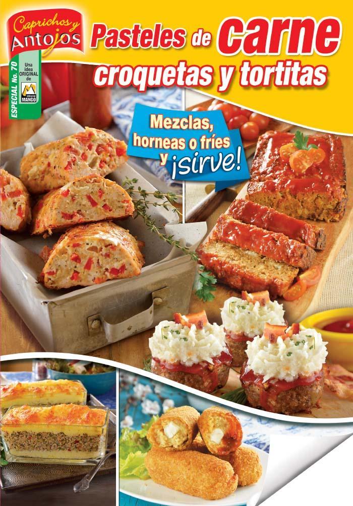 Caprichos y Antojos Especial 70 - Pasteles de carne, croquetas y tortitas - Formato Digital - ToukanMango