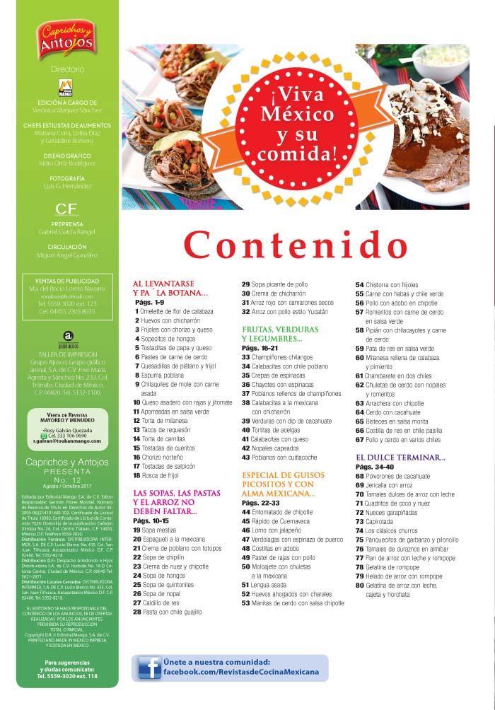 Caprichos y Antojos Presenta 12 - åÁViva M̩xico y su comida! - Formato Digital - ToukanMango
