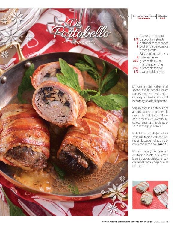 Cocina Casera 101 - Bisteces rellenos para Navidad - Formato Digital - ToukanMango