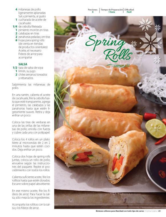 Cocina Casera 101 - Bisteces rellenos para Navidad - Formato Digital - ToukanMango