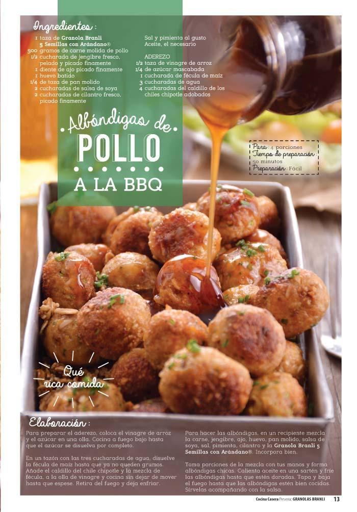 Cocina Casera Presenta 27 - Deliciosas recetas con Granola - Formato Digital - ToukanMango