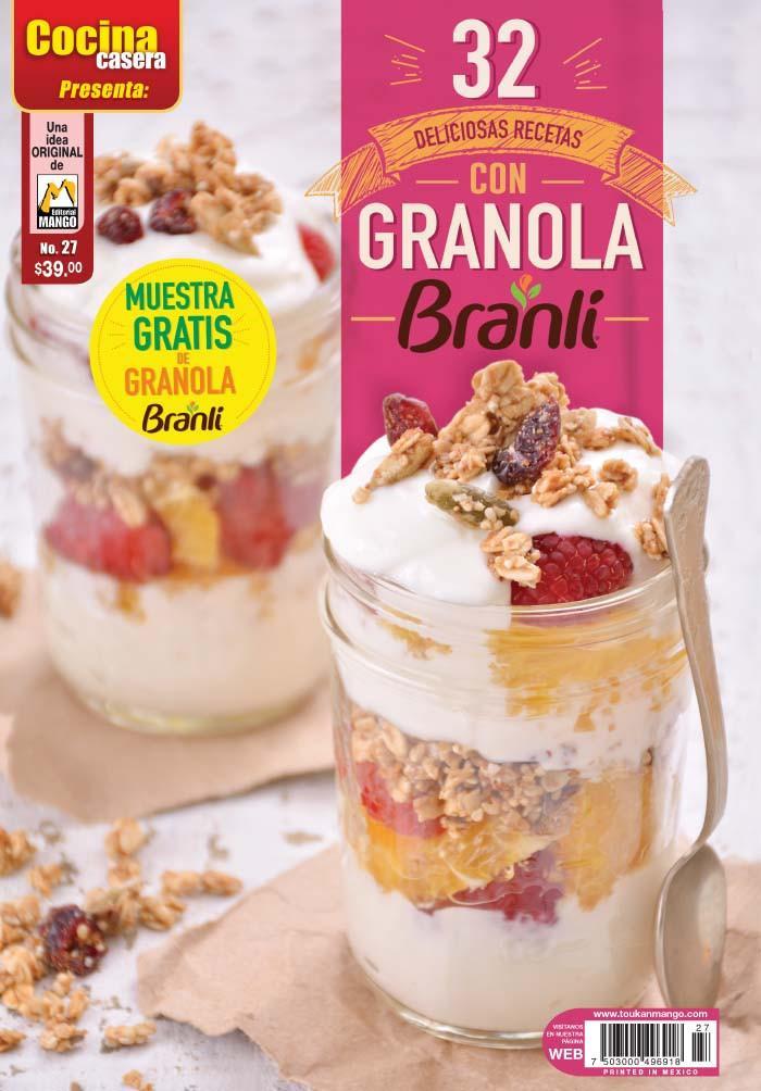 Cocina Casera Presenta 27 - Deliciosas recetas con Granola - Formato Digital - ToukanMango