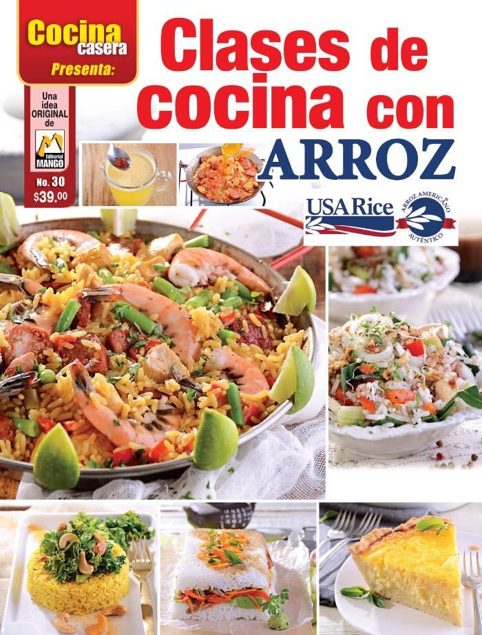 Cocina Casera Presenta 30 - Clases de cocina con arroz - Formato Digital - ToukanMango