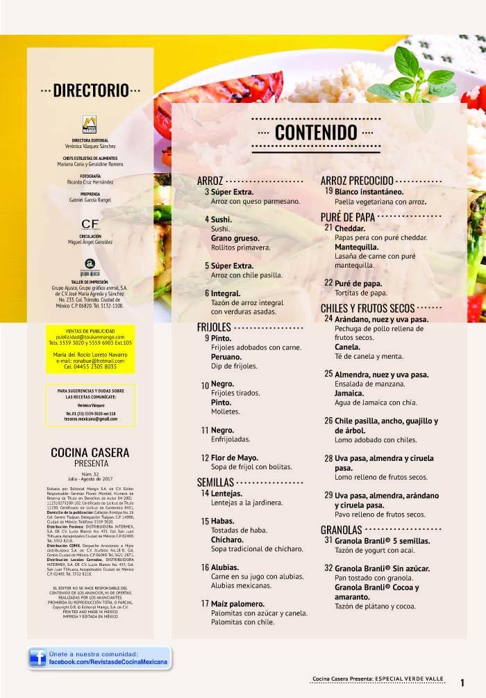 Cocina Casera Presenta 32 - 32 deliciosas recetas con productos Verde Valle - Formato Digital - ToukanMango