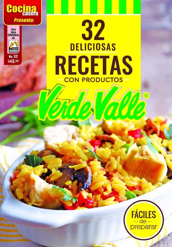 Cocina Casera Presenta 32 - 32 deliciosas recetas con productos Verde Valle - Formato Digital - ToukanMango