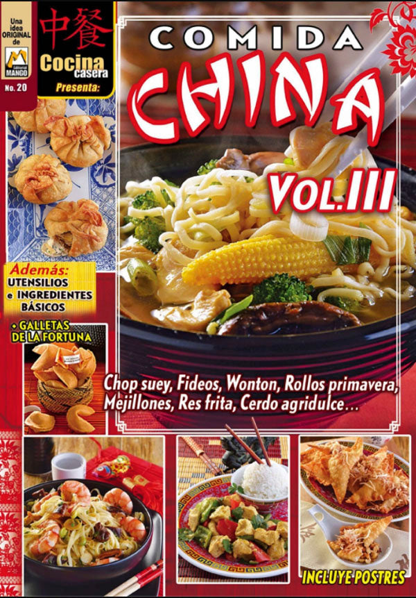 Cocina Casera Presenta 20 - Comida china VOL III - Formato Digital