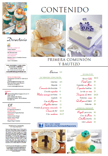 Secretos de la PastelerÌ_a Casera 21 - Primera comuniÌ_n y bautizo - Formato Digital - ToukanMango