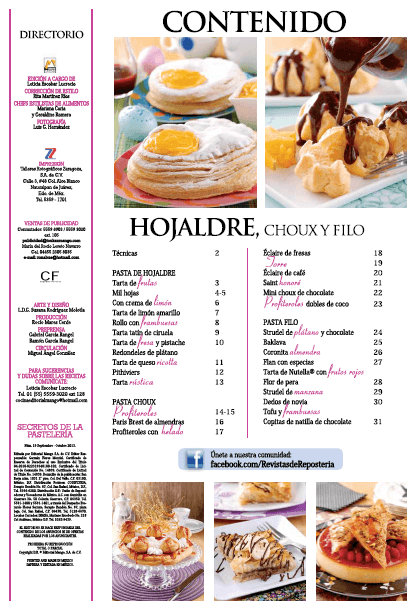 Secretos de la PastelerÌ_a Casera 19 - Hojaldre, choux y filo - Formato Digital - ToukanMango
