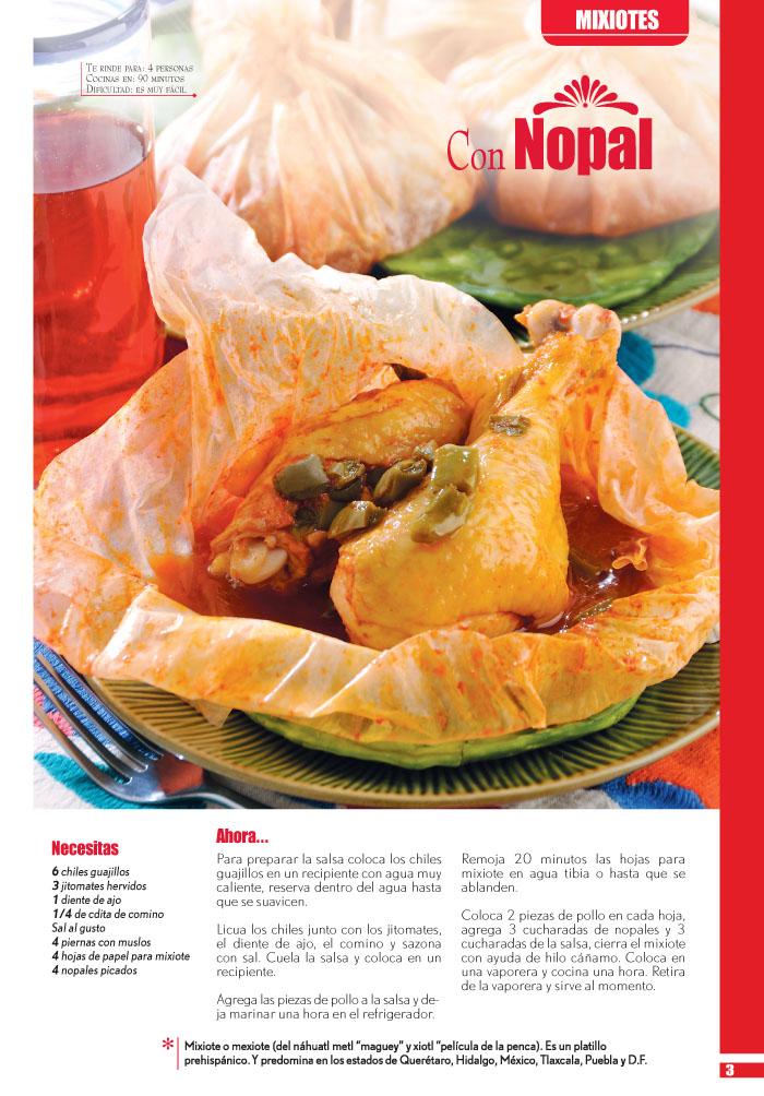 Delicias con Pollo Especial 12 - Mixiotes, Molcajetes y Tamales - Formato Digital - ToukanMango