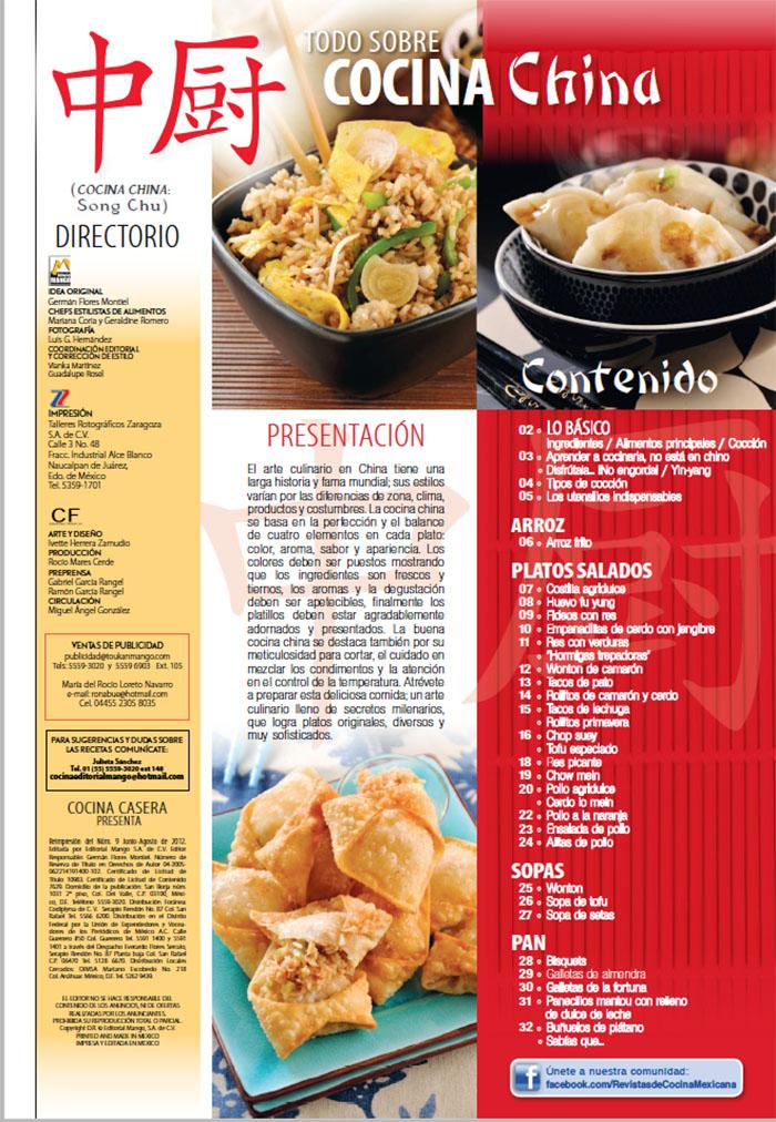 Cocina Casera Presenta 9 - Bufette Tradicional Comida China - Formato Digital - ToukanMango