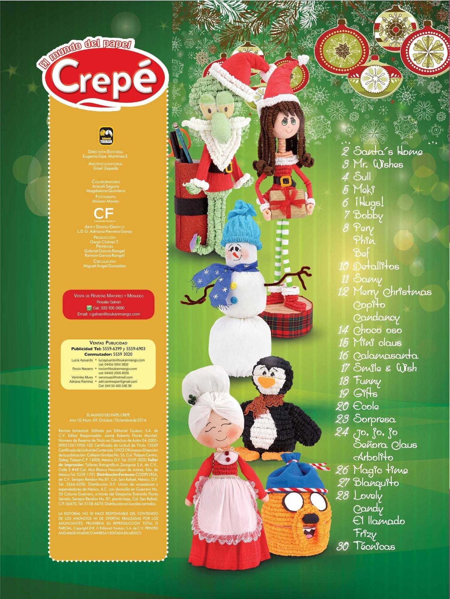 El Mundo del Papel Crep̩ 69 - Navidad - Formato Digital - ToukanMango