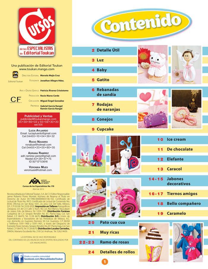 Cursos de los Especialistas No. 170 - Toallas y Jabones - Formato Digital - ToukanMango