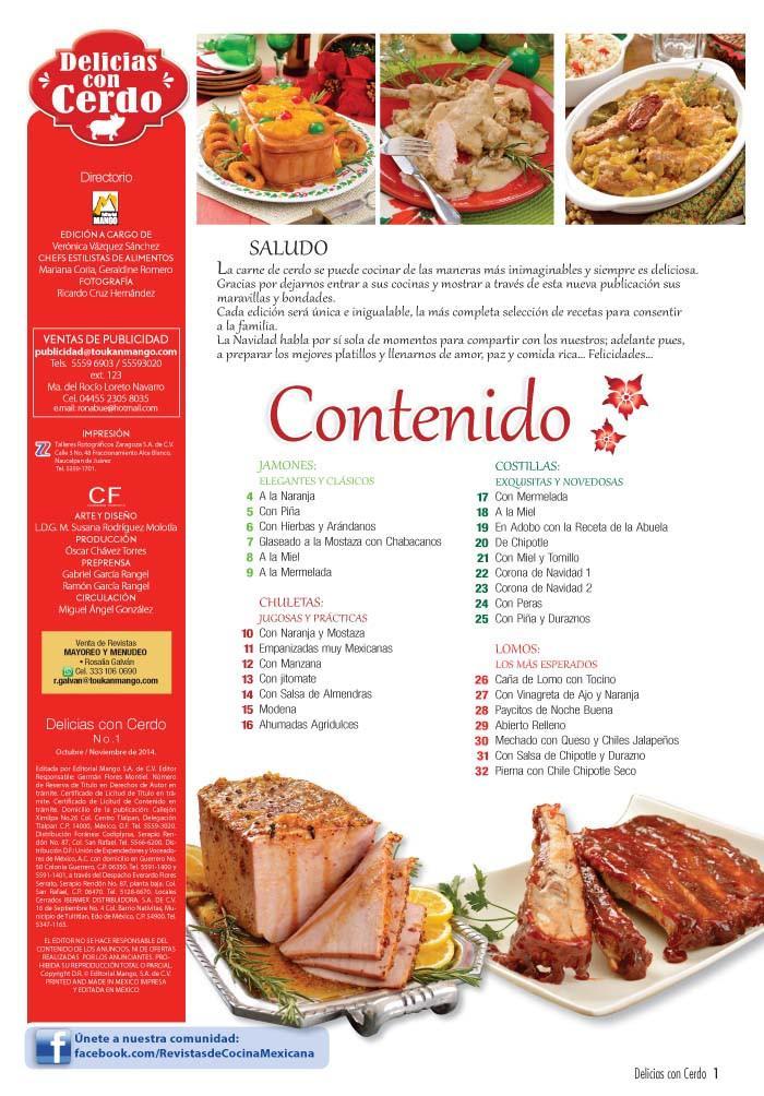 Delicias con cerdo 1 - Navidad con jamones - Formato Digital - ToukanMango