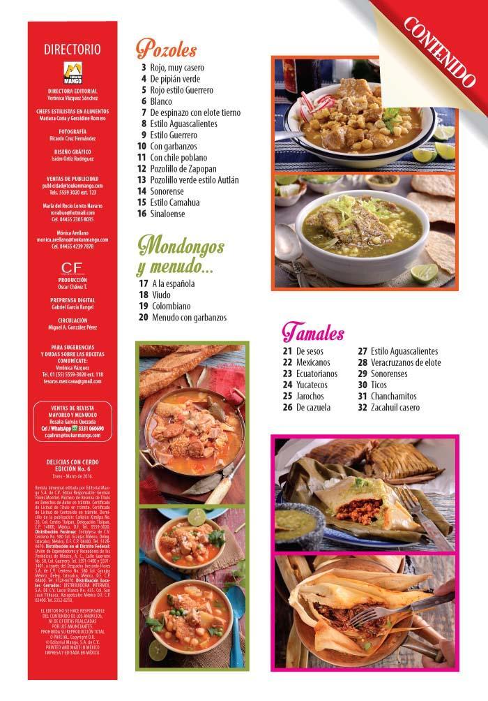 Delicias con cerdo 6 - Pozoles, menudos y tamales - Formato Digital - ToukanMango