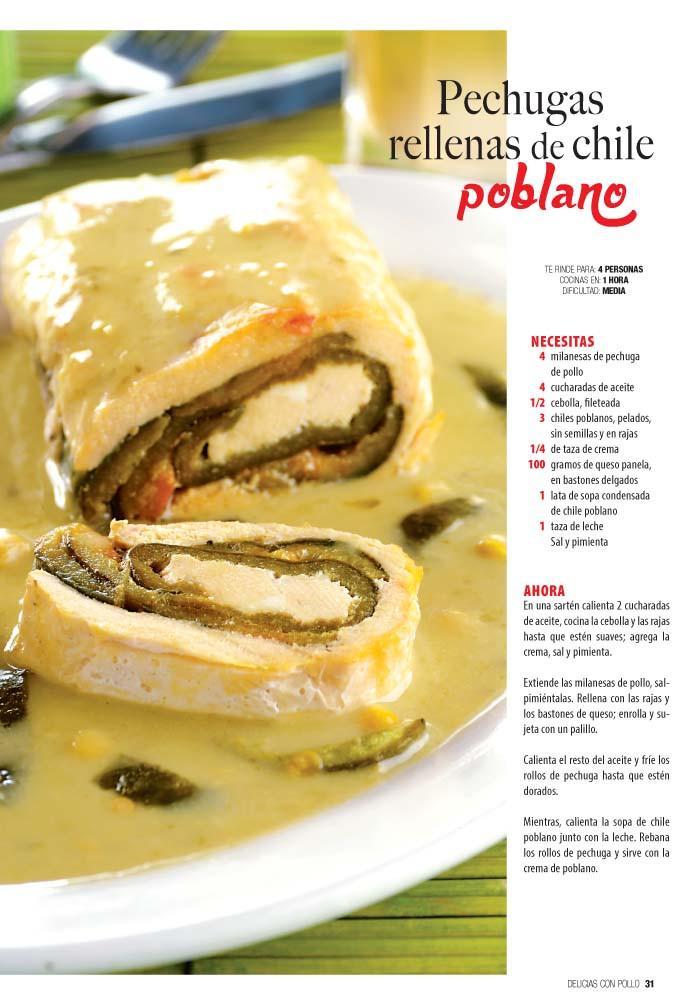 Delicias con Pollo Especial 37 - 40 recetas, cremas, caldos, sopas y guisos - Formato Digital - ToukanMango
