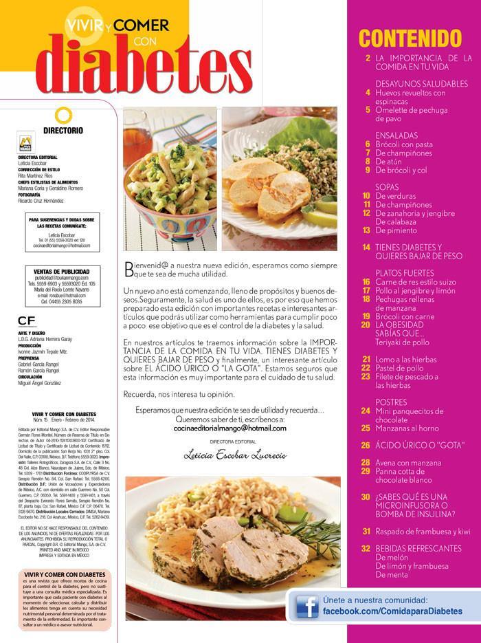 Vivir y Comer con Diabetes 15 - Baja de Peso - Formato Digital - ToukanMango